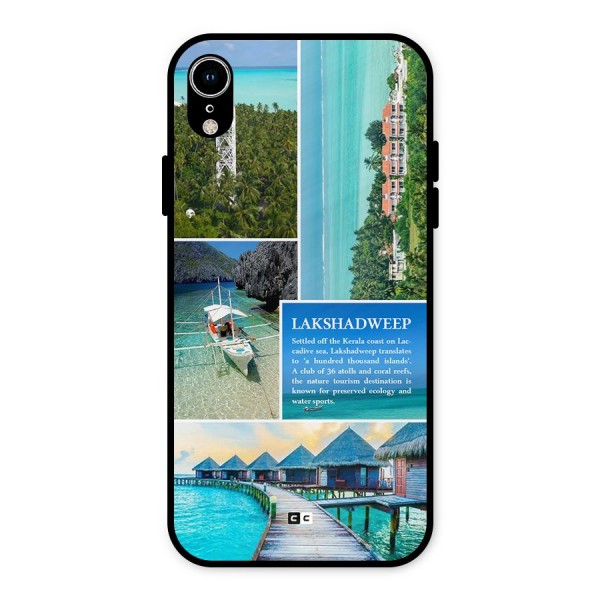 Lakshadweep Collage Metal Back Case for iPhone XR