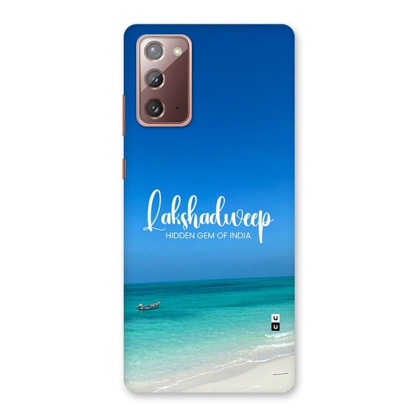 Lakshadweep Hidden Gem Back Case for Galaxy Note 20