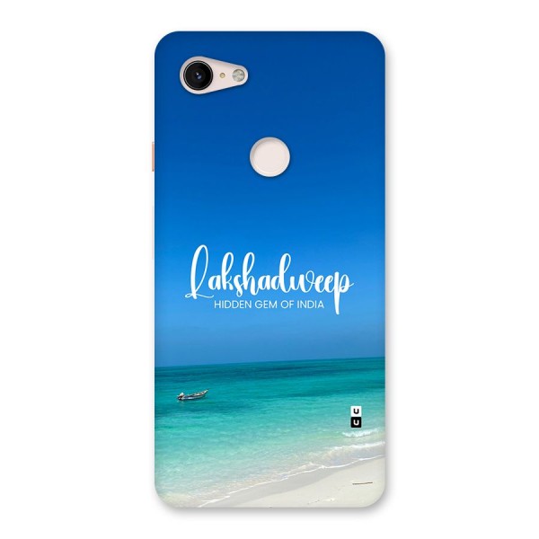 Lakshadweep Hidden Gem Back Case for Google Pixel 3 XL