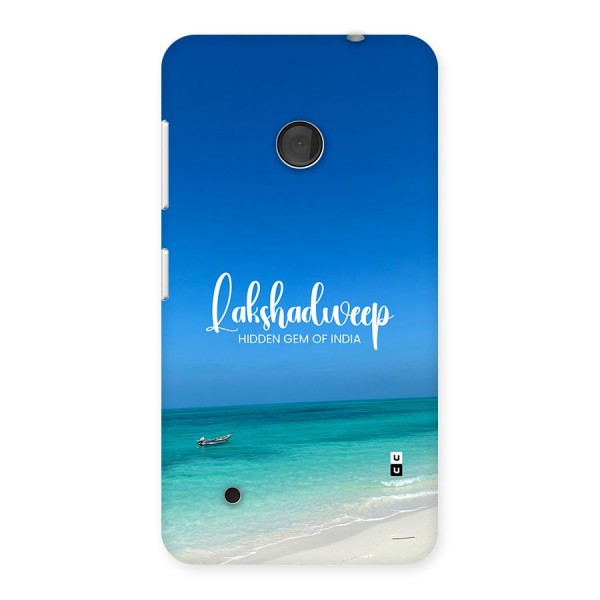 Lakshadweep Hidden Gem Back Case for Lumia 530