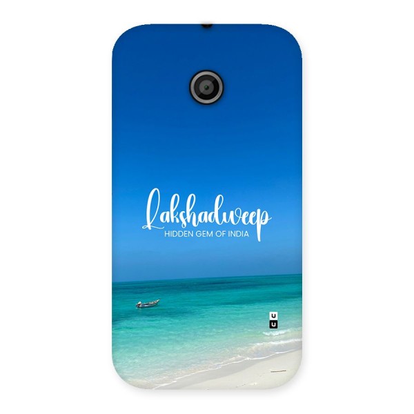 Lakshadweep Hidden Gem Back Case for Moto E