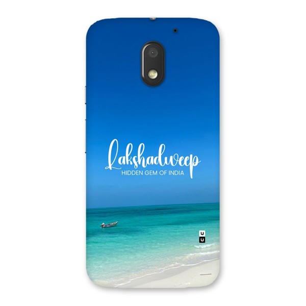 Lakshadweep Hidden Gem Back Case for Moto E3 Power