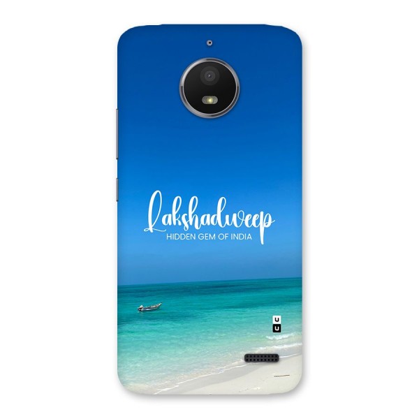 Lakshadweep Hidden Gem Back Case for Moto E4