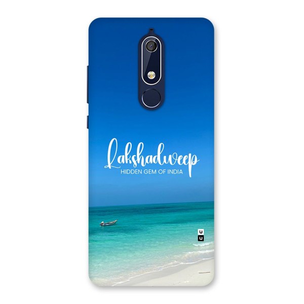 Lakshadweep Hidden Gem Back Case for Nokia 5.1