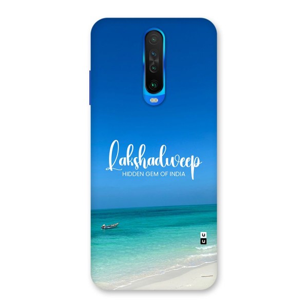 Lakshadweep Hidden Gem Back Case for Poco X2