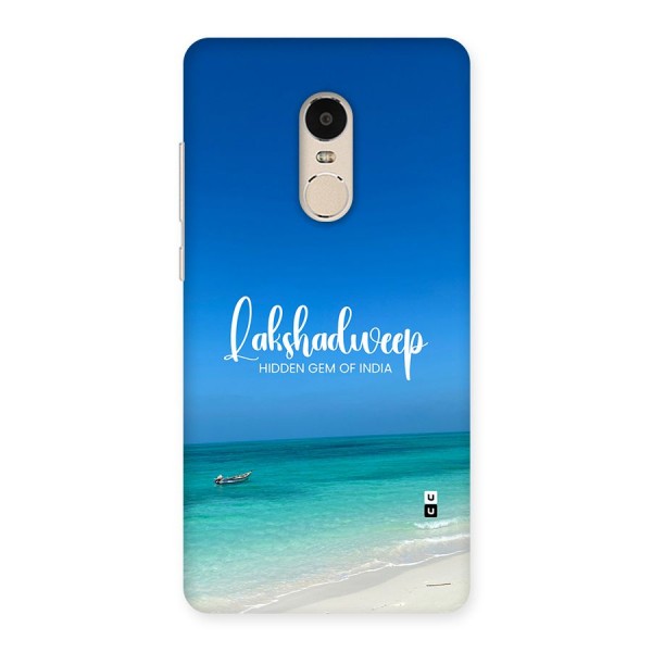 Lakshadweep Hidden Gem Back Case for Redmi Note 4