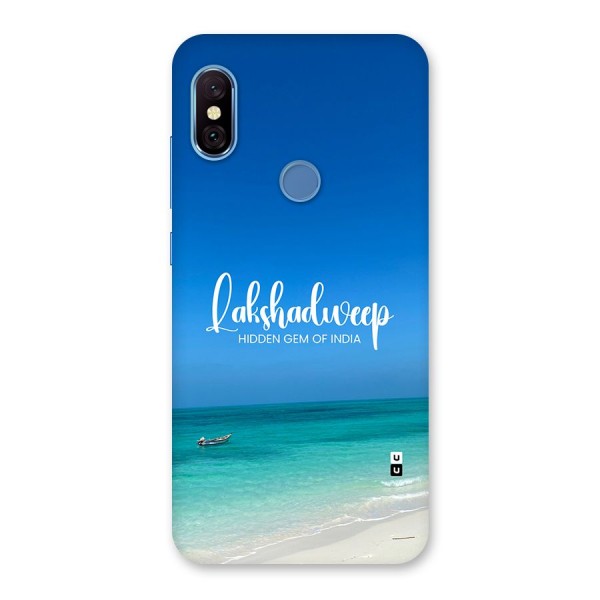 Lakshadweep Hidden Gem Back Case for Redmi Note 6 Pro