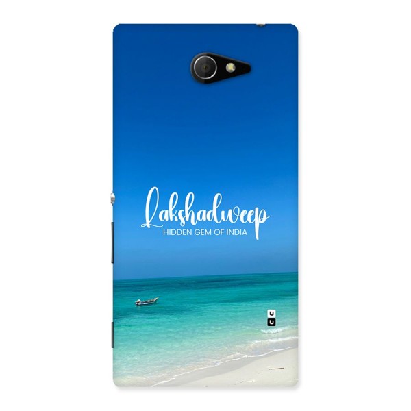 Lakshadweep Hidden Gem Back Case for Xperia M2