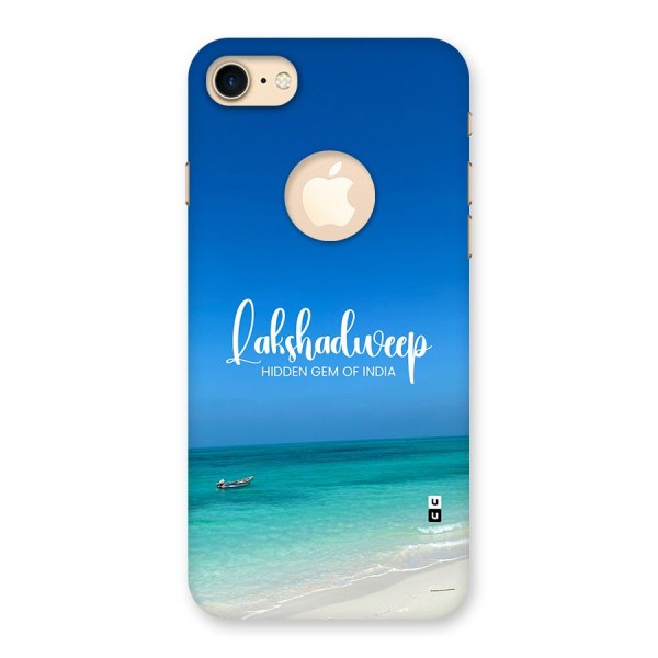 Lakshadweep Hidden Gem Back Case for iPhone 8 Logo Cut