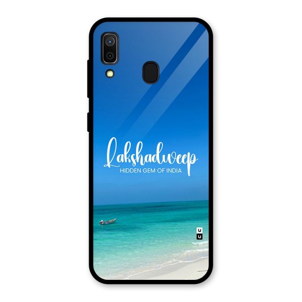 Lakshadweep Hidden Gem Glass Back Case for Galaxy A30