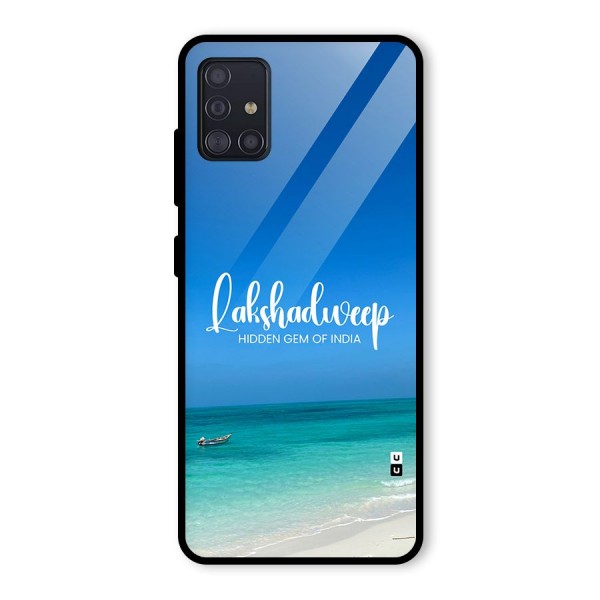 Lakshadweep Hidden Gem Glass Back Case for Galaxy A51