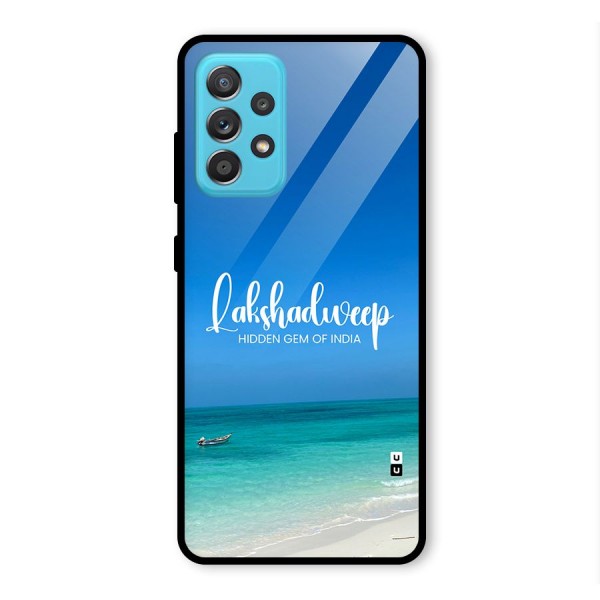 Lakshadweep Hidden Gem Glass Back Case for Galaxy A52