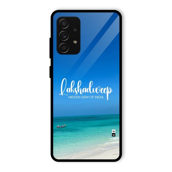 Lakshadweep Hidden Gem Glass Back Case for Galaxy A53 5G