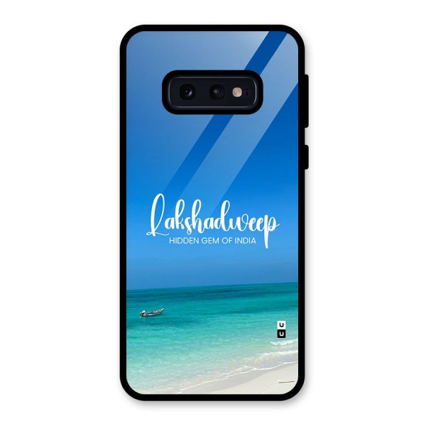 Lakshadweep Hidden Gem Glass Back Case for Galaxy S10e