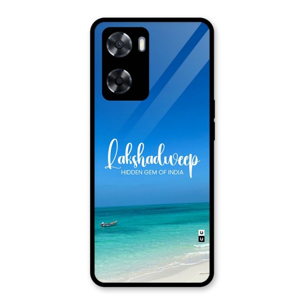 Lakshadweep Hidden Gem Glass Back Case for Oppo A57 2022