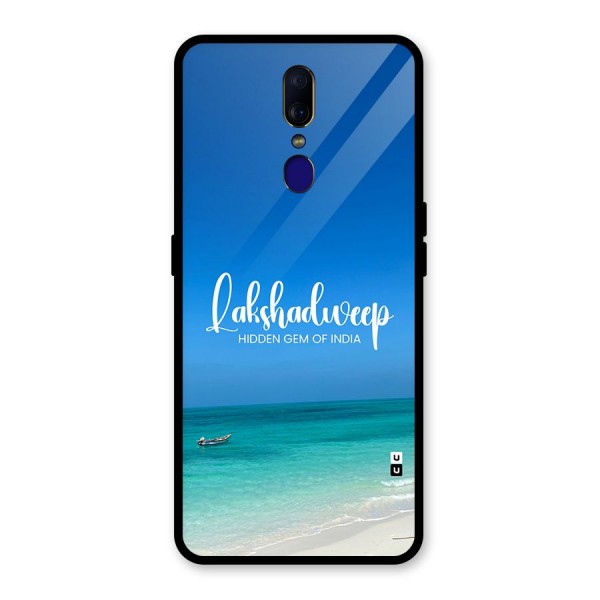 Lakshadweep Hidden Gem Glass Back Case for Oppo F11