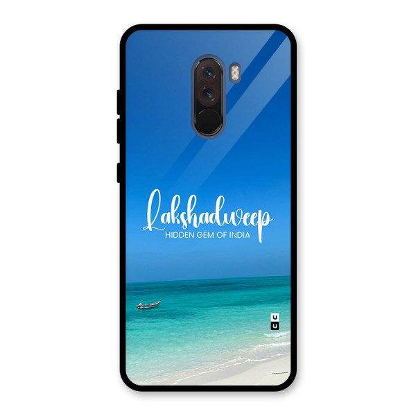 Lakshadweep Hidden Gem Glass Back Case for Poco F1