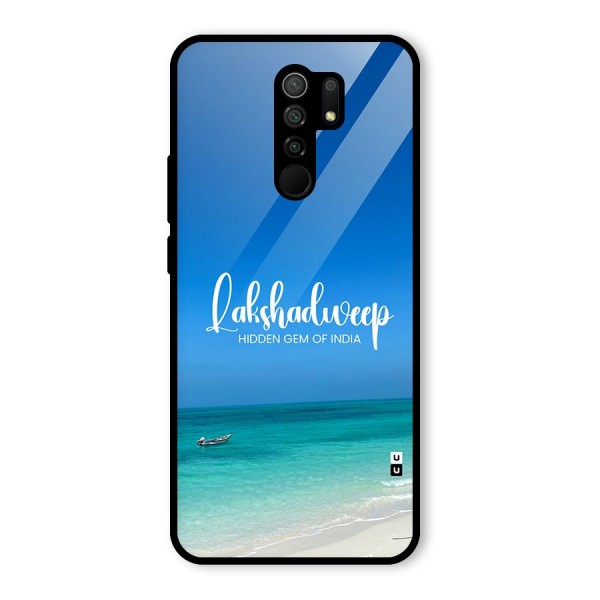 Lakshadweep Hidden Gem Glass Back Case for Redmi 9 Prime