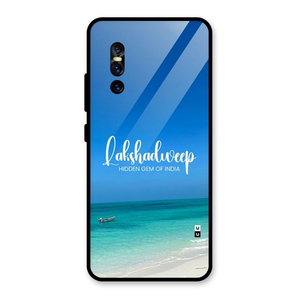 Lakshadweep Hidden Gem Glass Back Case for Vivo V15 Pro