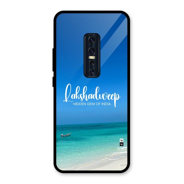 Lakshadweep Hidden Gem Glass Back Case for Vivo V17 Pro