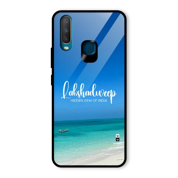 Lakshadweep Hidden Gem Glass Back Case for Vivo Y12