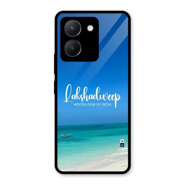 Lakshadweep Hidden Gem Glass Back Case for Vivo Y36