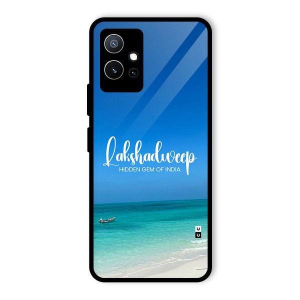 Lakshadweep Hidden Gem Glass Back Case for Vivo Y75 5G