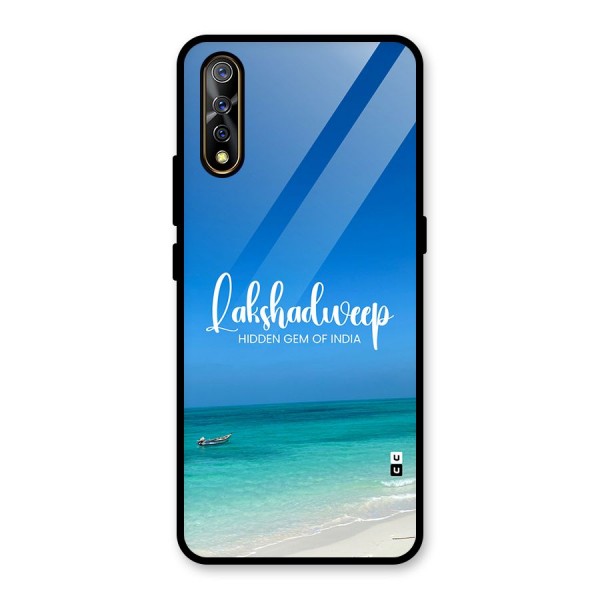 Lakshadweep Hidden Gem Glass Back Case for Vivo Z1x