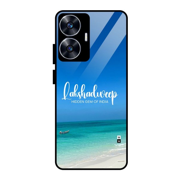 Lakshadweep Hidden Gem Glass Back Case for realme C55