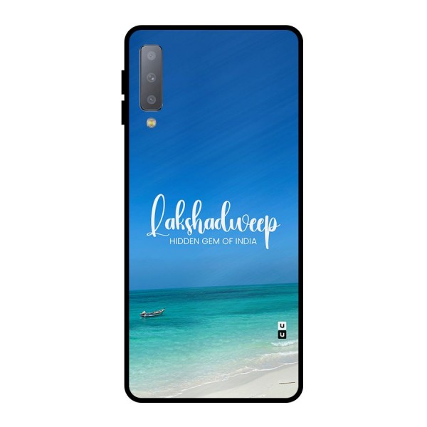 Lakshadweep Hidden Gem Metal Back Case for Galaxy A7 (2018)