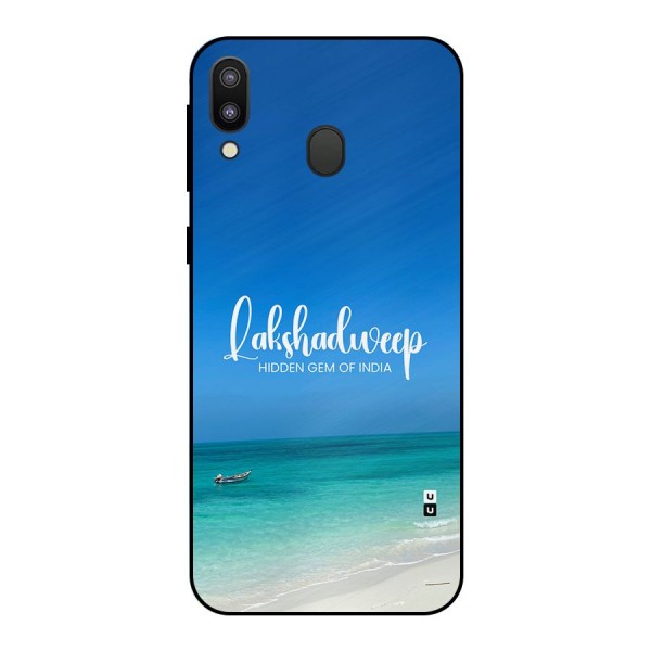 Lakshadweep Hidden Gem Metal Back Case for Galaxy M20