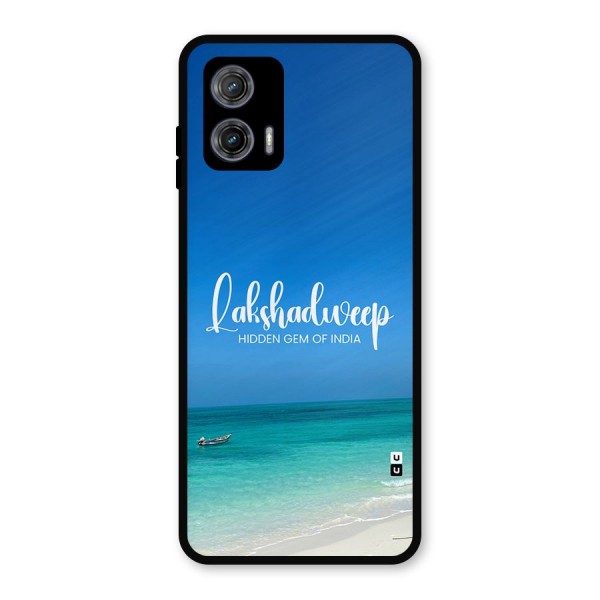 Lakshadweep Hidden Gem Metal Back Case for Moto G73