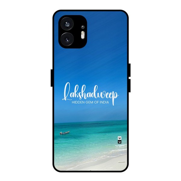 Lakshadweep Hidden Gem Metal Back Case for Nothing Phone 2