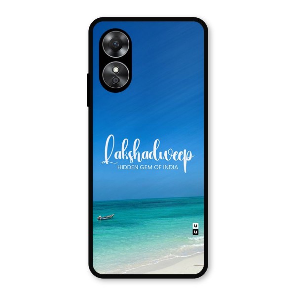 Lakshadweep Hidden Gem Metal Back Case for Oppo A17