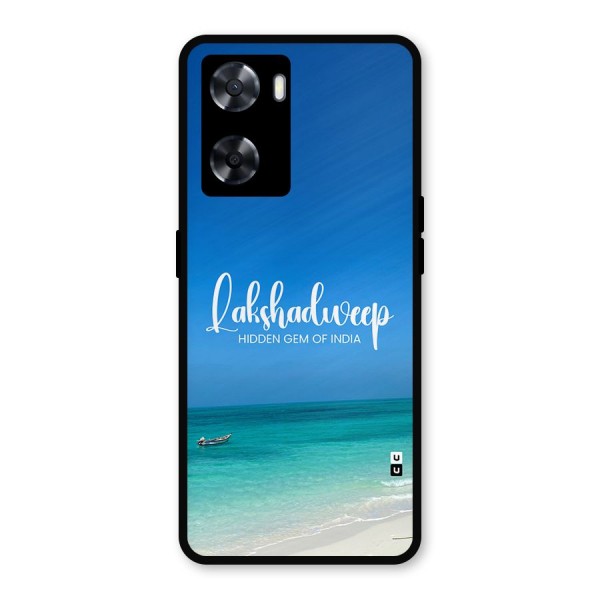 Lakshadweep Hidden Gem Metal Back Case for Oppo A77