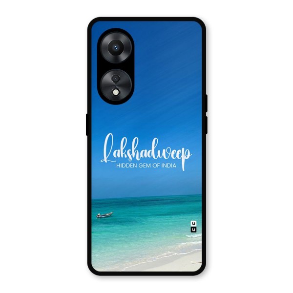 Lakshadweep Hidden Gem Metal Back Case for Oppo A78