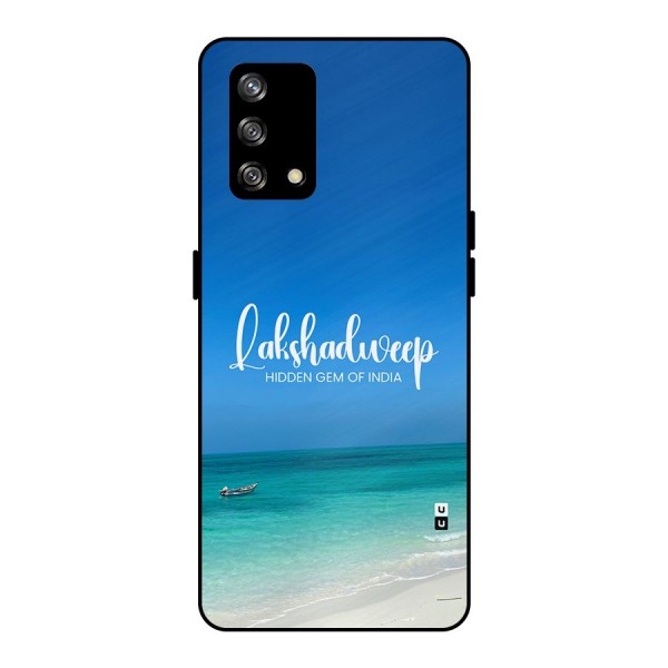 Lakshadweep Hidden Gem Metal Back Case for Oppo F19