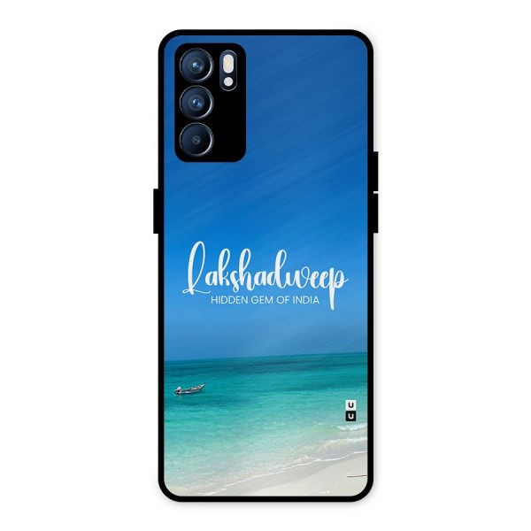 Lakshadweep Hidden Gem Metal Back Case for Oppo Reno6 5G