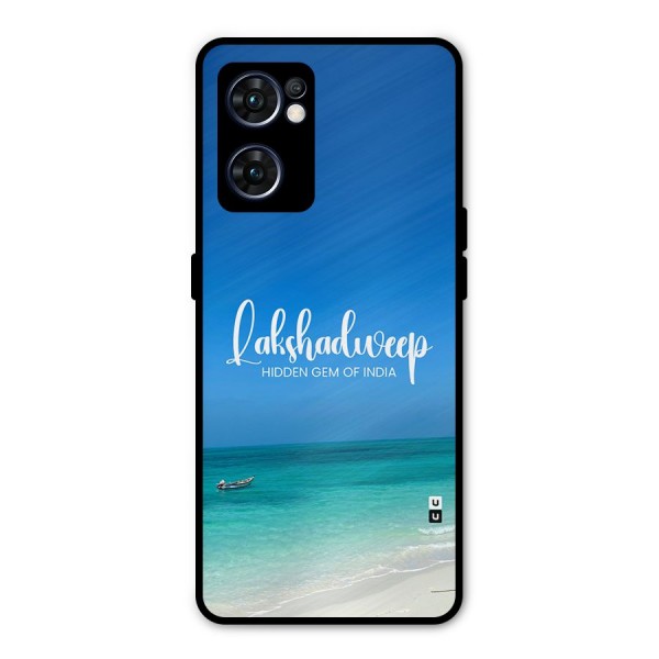 Lakshadweep Hidden Gem Metal Back Case for Oppo Reno7 5G