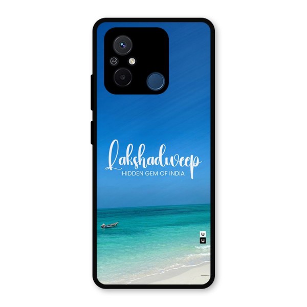 Lakshadweep Hidden Gem Metal Back Case for Poco C55