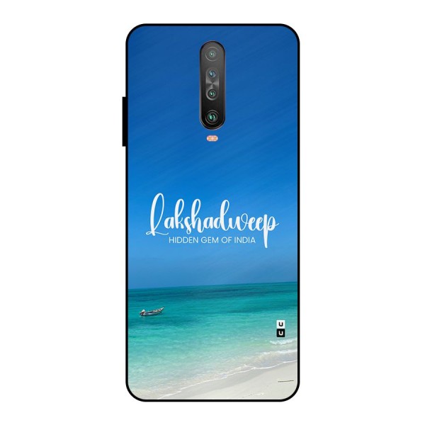 Lakshadweep Hidden Gem Metal Back Case for Poco X2