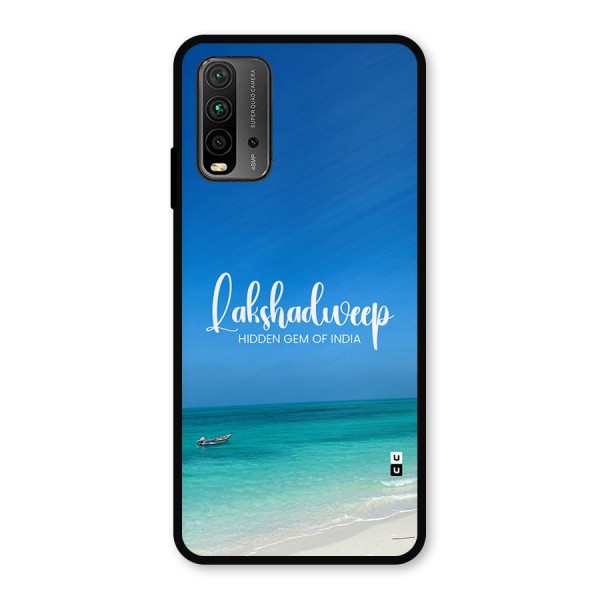 Lakshadweep Hidden Gem Metal Back Case for Redmi 9 Power