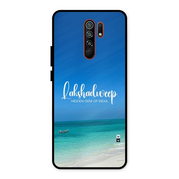 Lakshadweep Hidden Gem Metal Back Case for Redmi 9 Prime