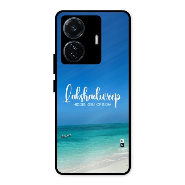 Lakshadweep Hidden Gem Metal Back Case for Vivo T1 Pro