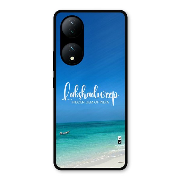 Lakshadweep Hidden Gem Metal Back Case for Vivo T2