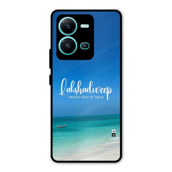 Lakshadweep Hidden Gem Metal Back Case for Vivo V25