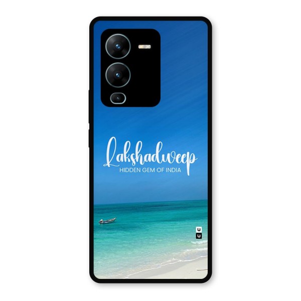 Lakshadweep Hidden Gem Metal Back Case for Vivo V25 Pro