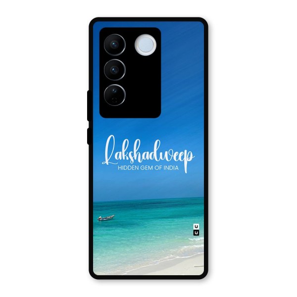 Lakshadweep Hidden Gem Metal Back Case for Vivo V27 Pro