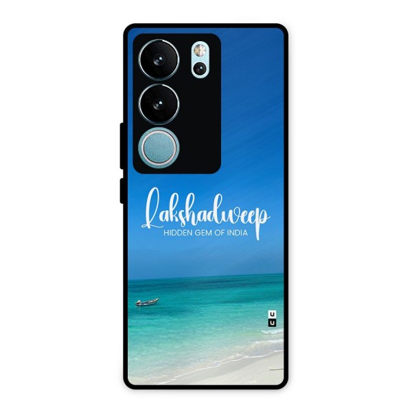 Lakshadweep Hidden Gem Metal Back Case for Vivo V29 Pro