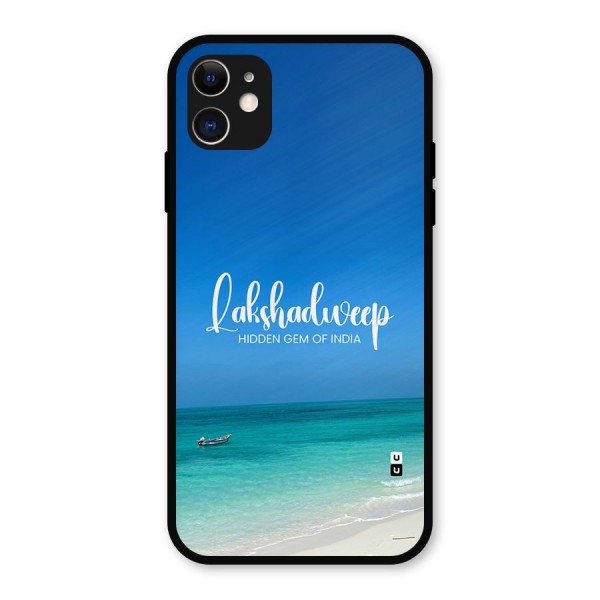 Lakshadweep Hidden Gem Metal Back Case for iPhone 11